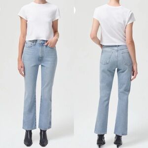 AGOLDE Pinch Waist Kick Flare in Riptide